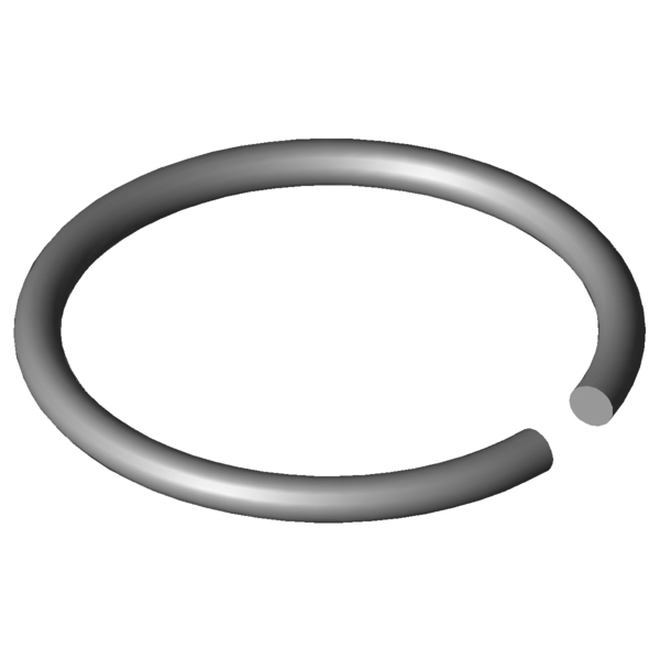 Obraz CAD Pierścienie wału X420-25