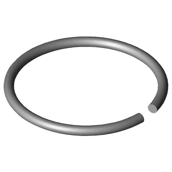 Obraz CAD Pierścienie wału X420-30