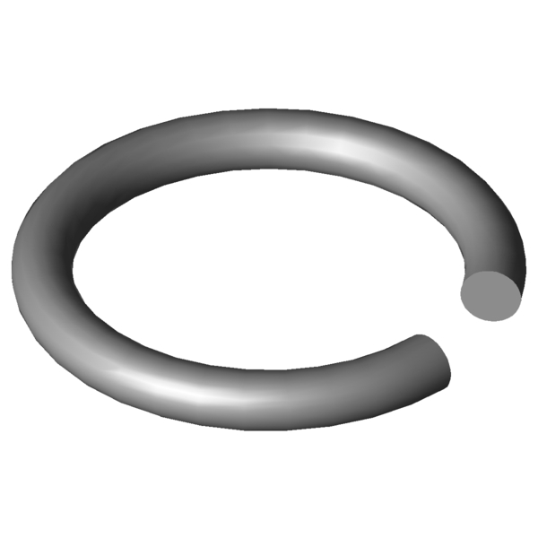 CAD obrázek Hřídelové kroužky X420-6