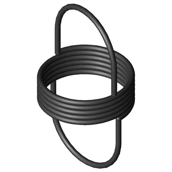 CAD image Extension Springs Z-006AI