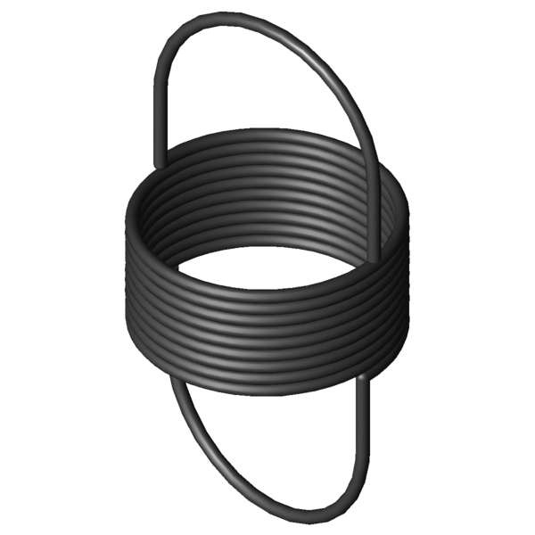 CAD image Extension Springs Z-006FI