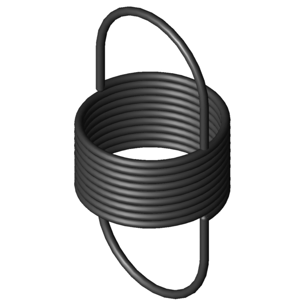 CAD image Extension Springs Z-015GI