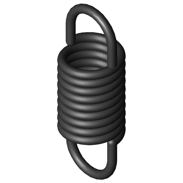 CAD image Extension Springs Z-024GI