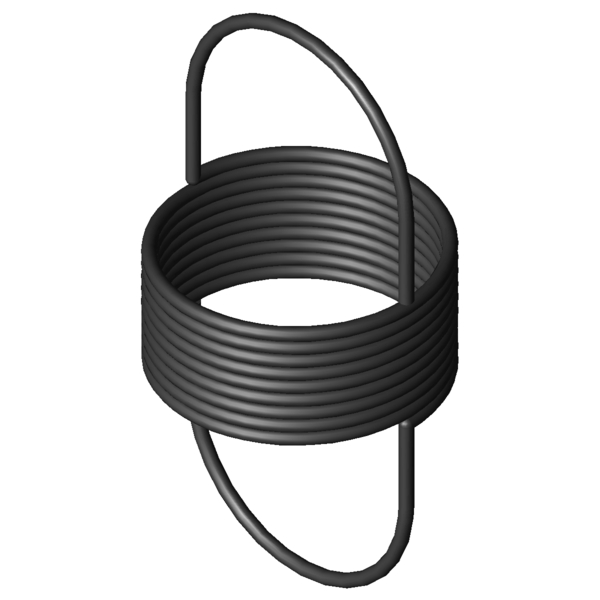 Imagem CAD Molas de tracção Z-036AAI