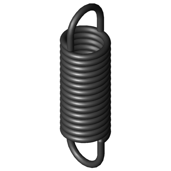 CAD image Extension Springs Z-036UX