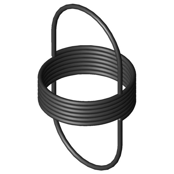 CAD image Extension Springs Z-036X-01I