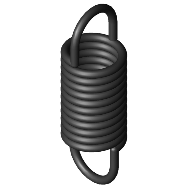 Imagen CAD Muelles de extensión Z-046X