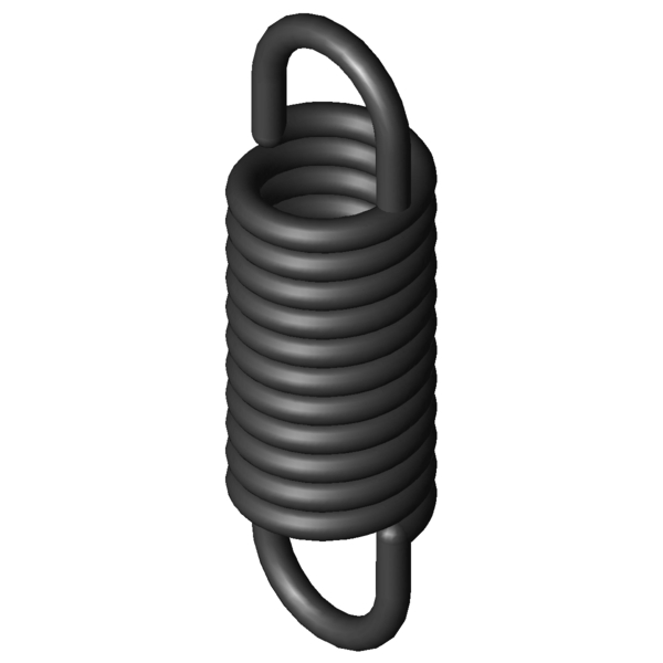 Imagen CAD Muelles de extensión Z-049I