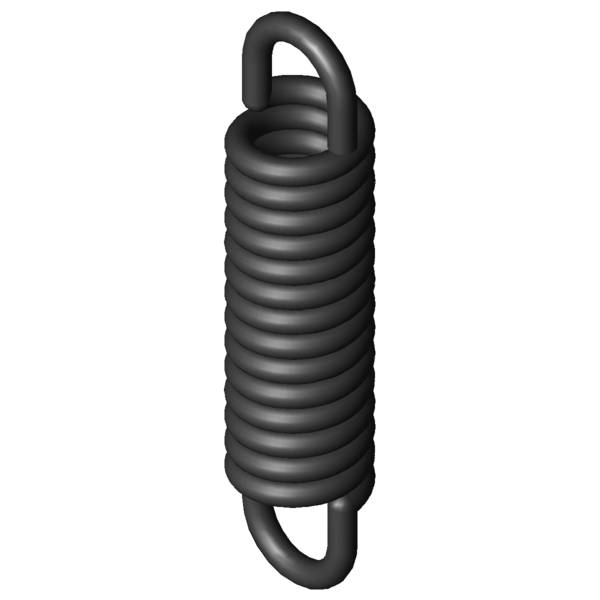 CAD image Extension Springs Z-051E-01I