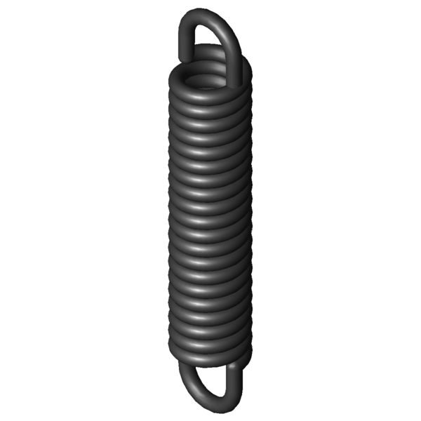 CAD image Extension Springs Z-051E-02I