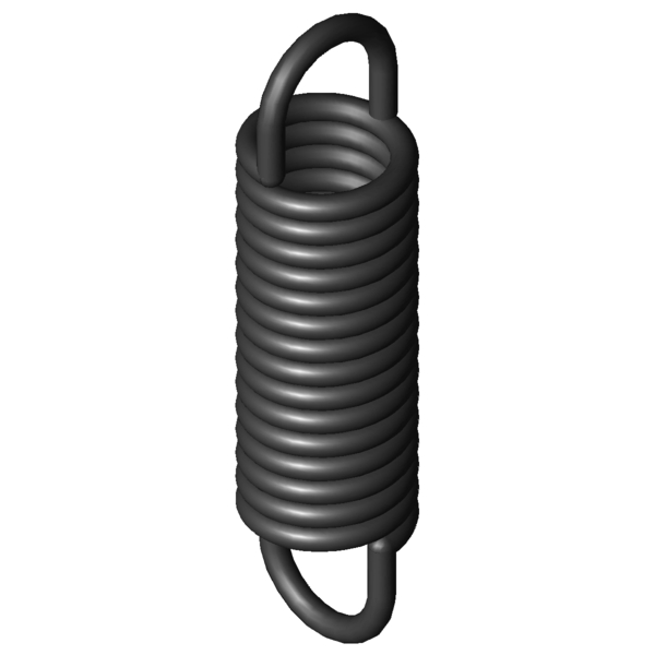 Imagen CAD Muelles de extensión Z-051RX