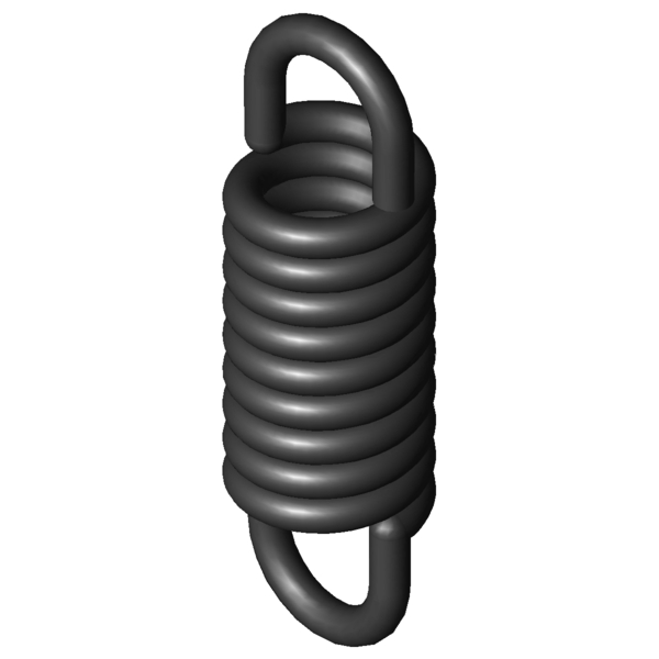 CAD image Extension Springs Z-051UI