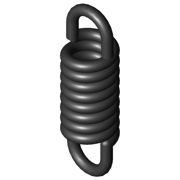 Imagem CAD Molas de tracção Z-066E-01I