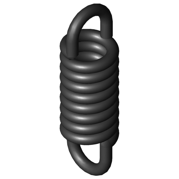 CAD image Extension Springs Z-066E-01X
