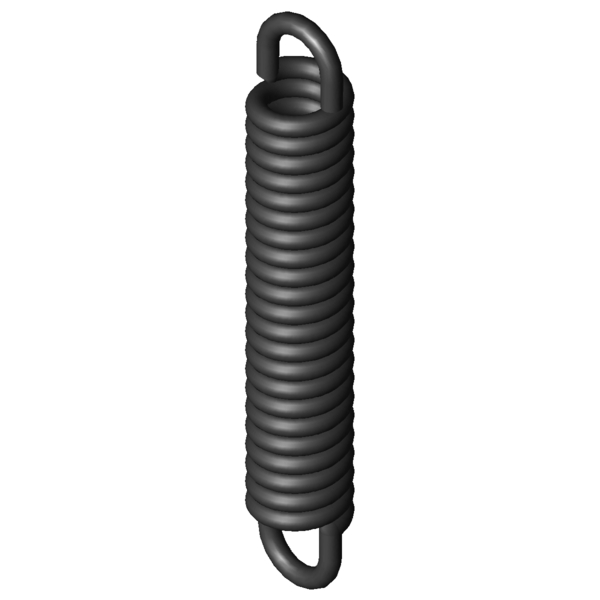 CAD image Extension Springs Z-066E-03I