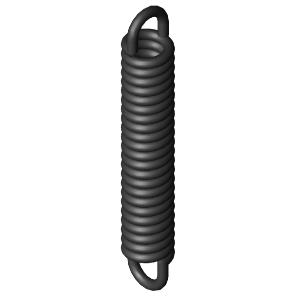 CAD image Extension Springs Z-066E-03X