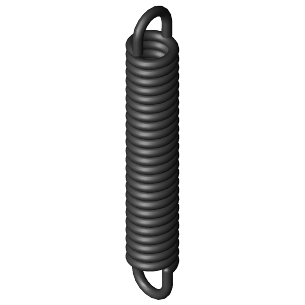 CAD image Extension Springs Z-066XX