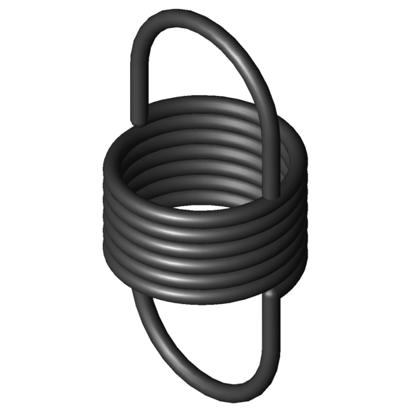 CAD image Extension Springs Z-069CI