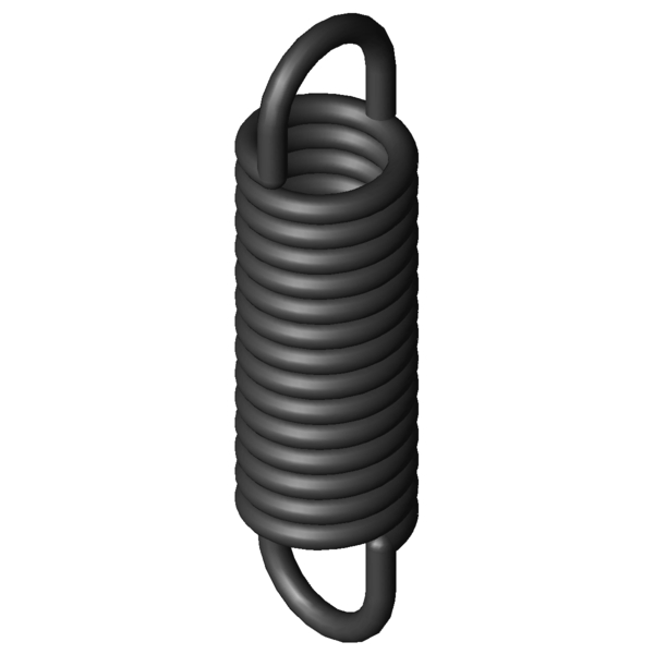 CAD image Extension Springs Z-079AX