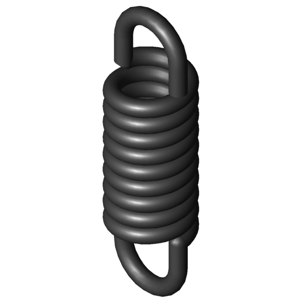 CAD image Extension Springs Z-081QI