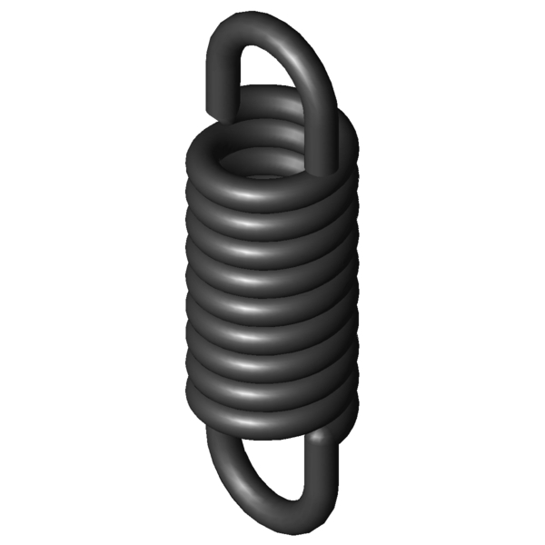 CAD image Extension Springs Z-100QI