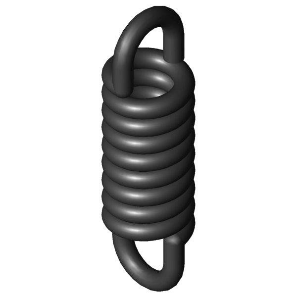 CAD image Extension Springs Z-115E-01X