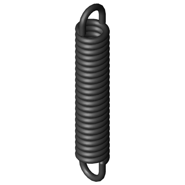 CAD image Extension Springs Z-130E-03X