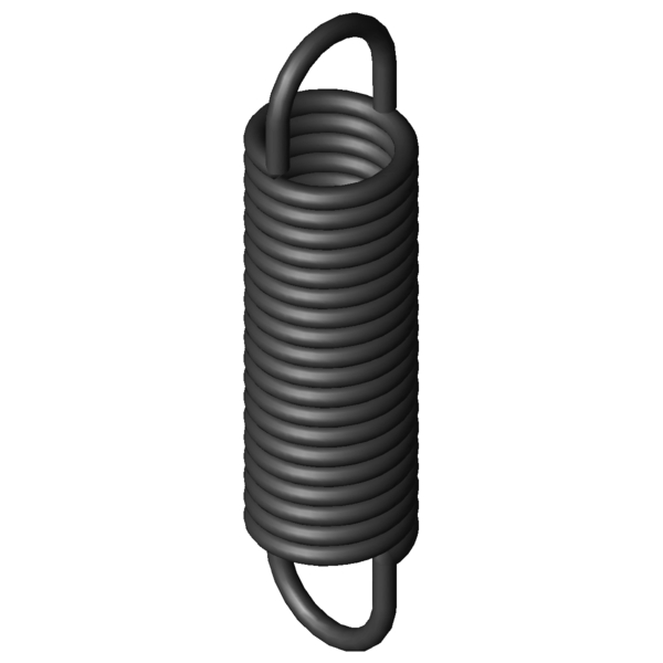 CAD image Extension Springs Z-143X