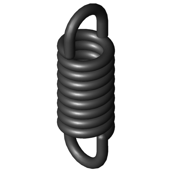 CAD image Extension Springs Z-147E-01X